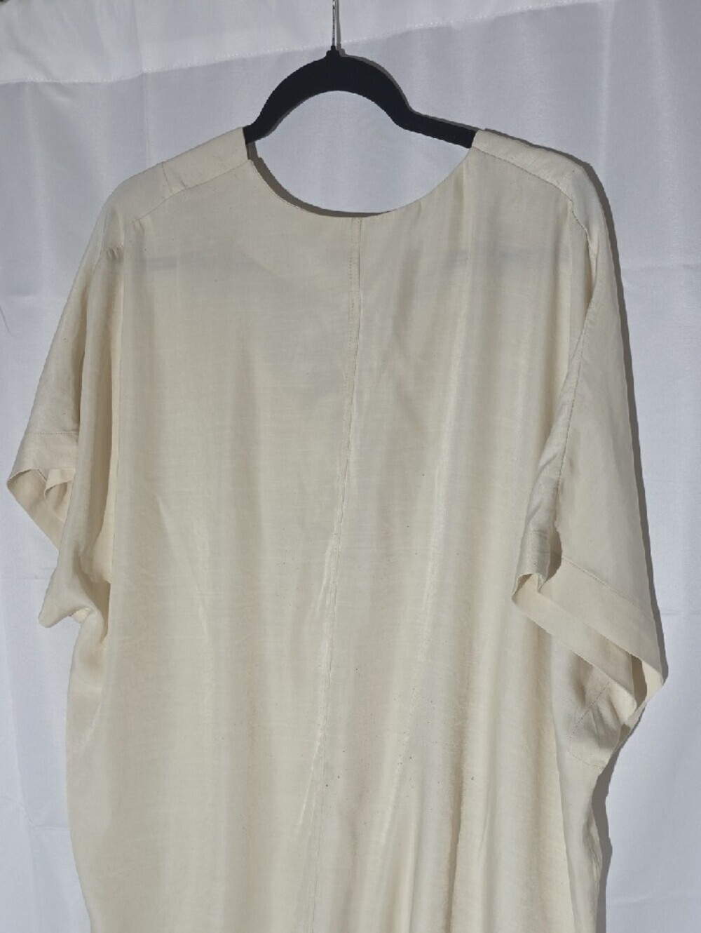 Gibson Latimer Cream V-Neck Tunic Dress Size XXL - Picture 6 of 13